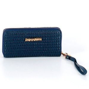 Sky Blue Wristlet Wallet with  Charm